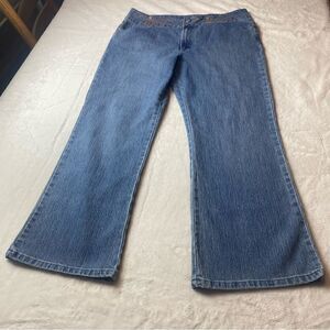 Cosmopolitan Jean Co Embroidered Denim Jeans Size 14P